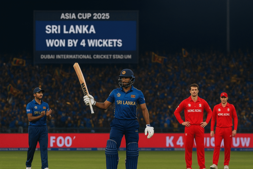Pathum Nissanka 7 Brilliant Highlights from His Match-Winning Knock vs Hong Kong