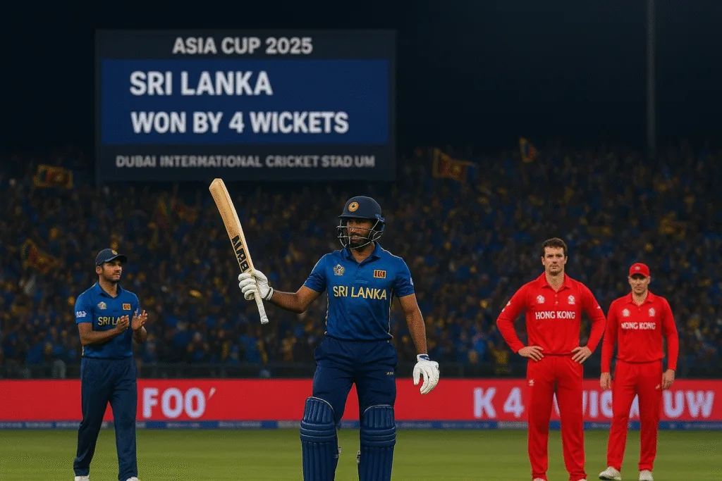 Pathum Nissanka 7 Brilliant Highlights from His Match-Winning Knock vs Hong Kong