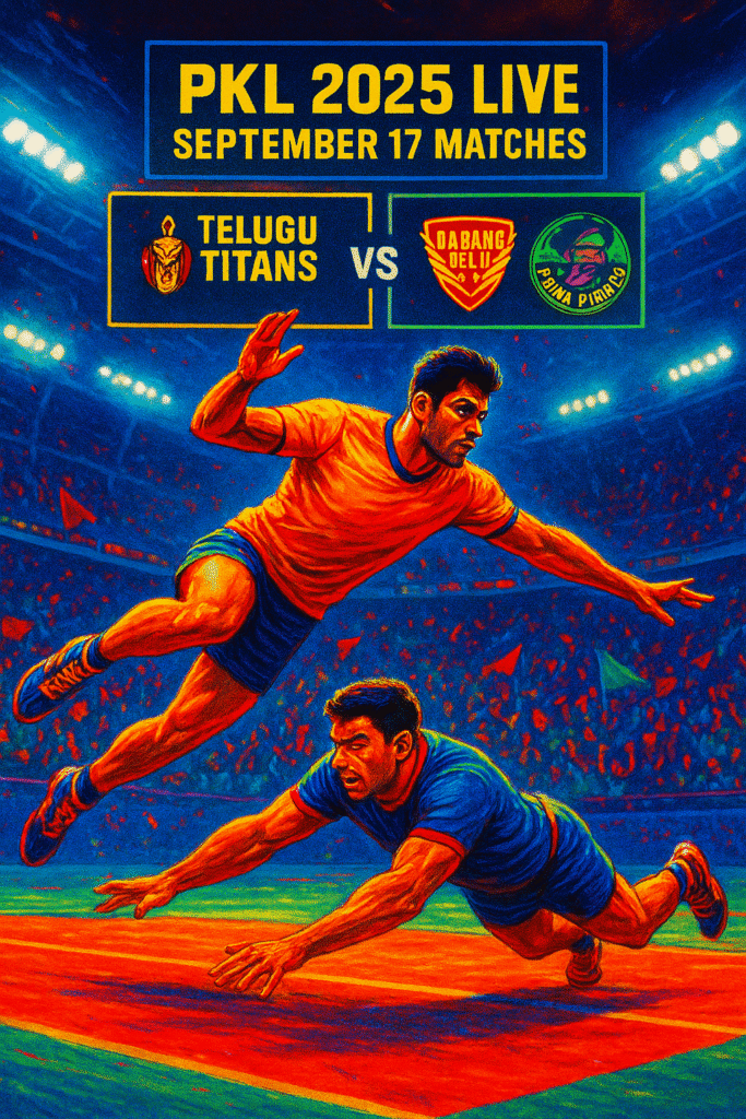 PKL 2025 Live 5 Big Matches You Can’t Miss Today