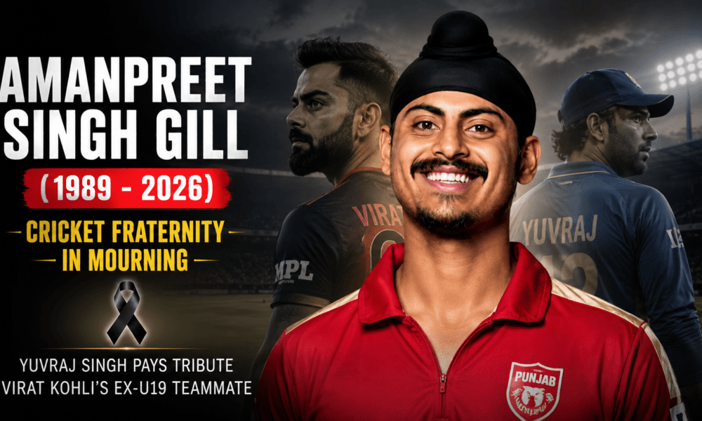 Amanpreet Singh Gill Dies at 36 – Yuvraj Singh Pays Tribute to Virat Kohli’s Ex-U19 Teammate