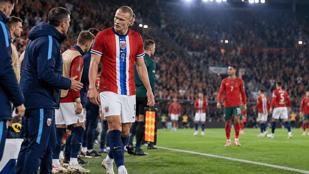 Erling Haaland injury, Erling Haaland injury update, Haaland injury latest, Haaland Norway injury, Erling Haaland Portugal, Haaland substituted, Haaland injury scare, Manchester City injury news, Haaland Liverpool, Norway vs Portugal, Haaland fitness update,