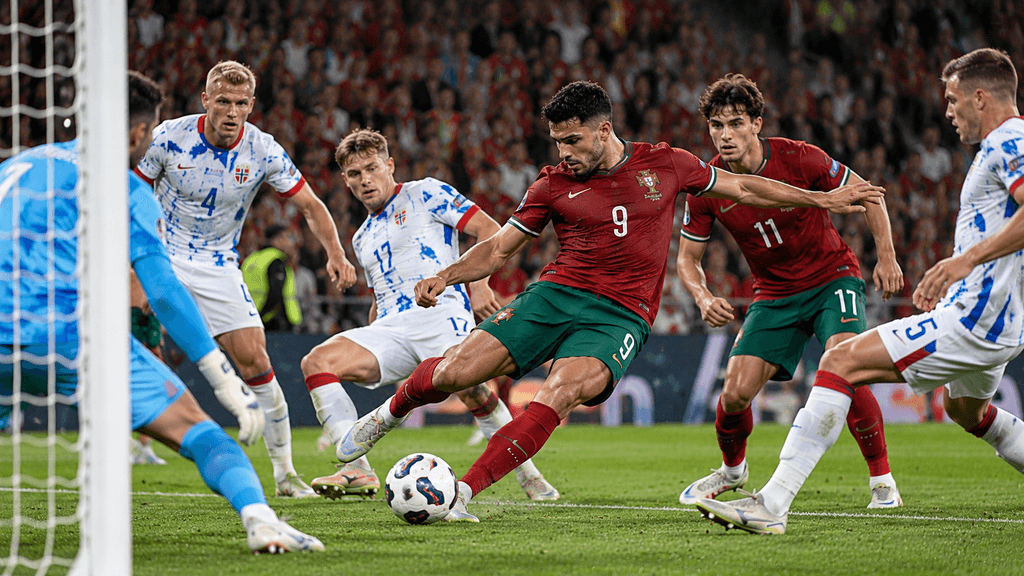 UEFA Nations League 2026, Nations League Matchday 4 , Portugal vs Norway, Portugal Nations League quarter-finals Gonçalo Ramos, João Cancelo, Rasmus Højlund, Wales vs Denmark, Netherlands vs Serbia, Joshua Zirkzee, Nations League results, Nations League standings, Portugal Group A4, Denmark Nations League, Norway Nations League,