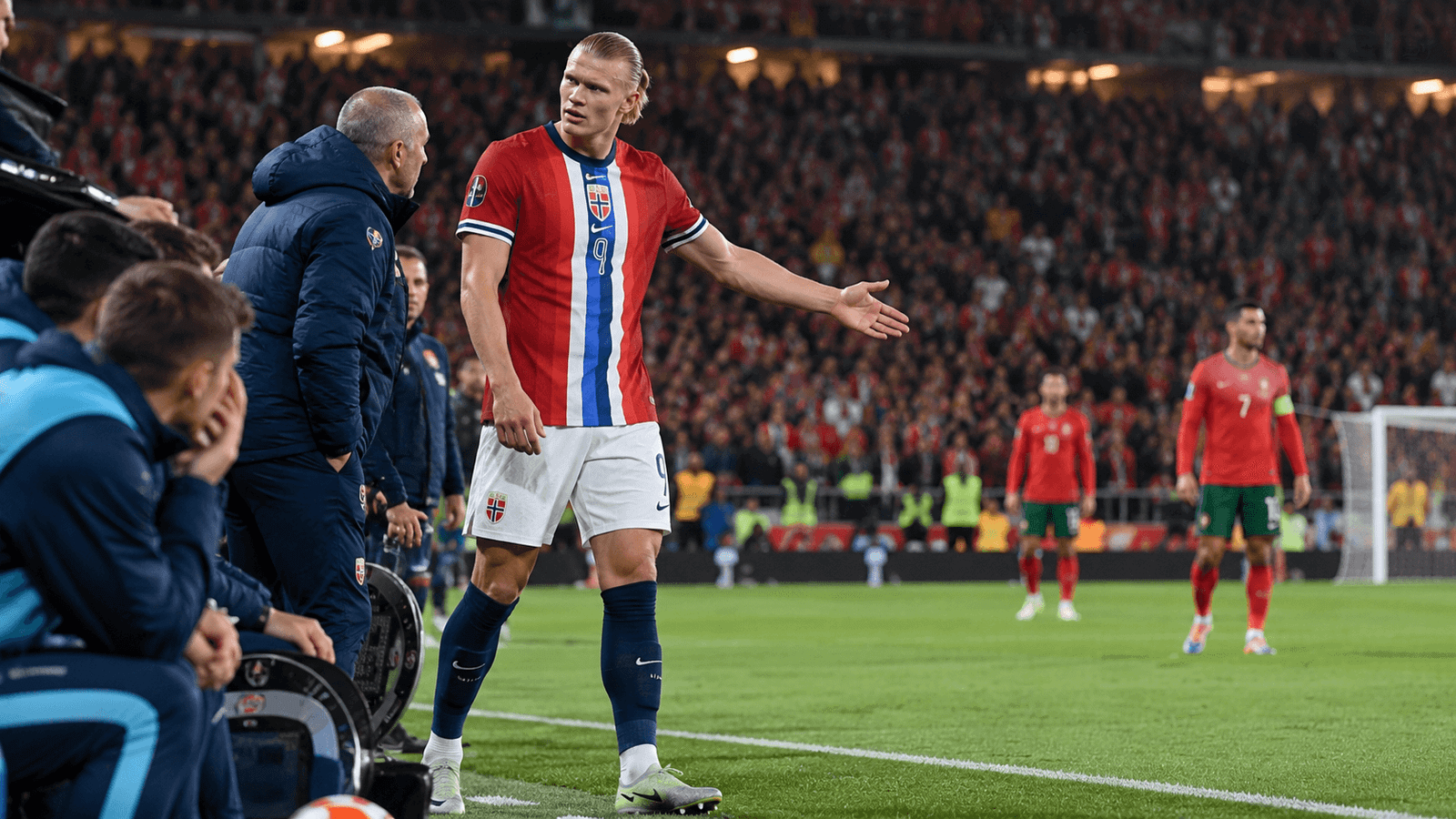 Erling Haaland injury, Erling Haaland injury update, Haaland injury latest, Haaland Norway injury, Erling Haaland Portugal, Haaland substituted, Haaland injury scare, Manchester City injury news, Haaland Liverpool, Norway vs Portugal, Haaland fitness update,